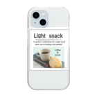 rokkakukikakuのLight　snack Clear Smartphone Case