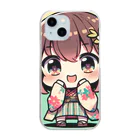 takecooの和服女子 Clear Smartphone Case