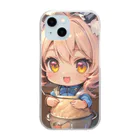 リキ製作所のネコミミあずにゃんパート2 Clear Smartphone Case