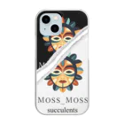 Moss_Moss succulentsのMoss_Moss succulent クリアスマホケース