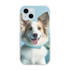 minatooのかわいくて元気な犬シリーズ Clear Smartphone Case