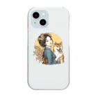 柴とか柴とか柴とか柴犬。の和美人としばいぬ。２ Clear Smartphone Case