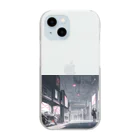 jojojojo777のFuture mole Clear Smartphone Case