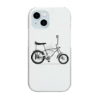 ファンシーTシャツ屋のクールでスタイリッシュなアメリカン自転車 Clear Smartphone Case