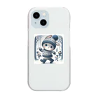 ナノ・ファンタジアの冬のうさぎくん Clear Smartphone Case