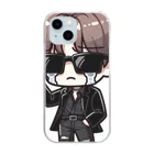 Taki_Workの泣き男くん Clear Smartphone Case