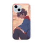 kazuto1104の聴く姿勢 Clear Smartphone Case