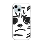 CODYの訝しげな顔の猫 Clear Smartphone Case