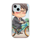 なお（ｻﾗﾘｰﾏﾝ）＠AI使って情報発信中の自転車通勤＠サラリーマン Clear Smartphone Case