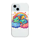 Harmony of Natureの夢見るドラゴン Clear Smartphone Case