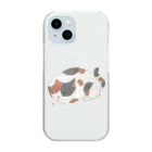 心の森ミュージアム　遊童館の三毛猫 Clear Smartphone Case