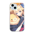 カピパーラ🐻のもふもふカピ子ちゃん Clear Smartphone Case