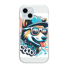 Design HarborのCool Dog Clear Smartphone Case