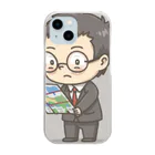 なお（ｻﾗﾘｰﾏﾝ）＠AI使って情報発信中の地図確認中＠サラリーマン Clear Smartphone Case