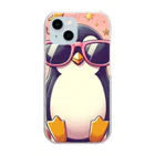 Design Harborのcool penguin Clear Smartphone Case