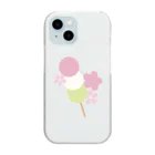 つきしょっぷのお花見 Clear Smartphone Case