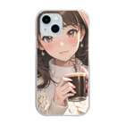 LuckyAngelのchillタイム彼女 Clear Smartphone Case