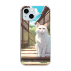 NoranekoShopsの日本のねこ３ Clear Smartphone Case