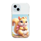 117hibikiのリス🐿 Clear Smartphone Case