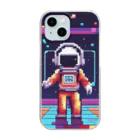 jsaofsjofaakoの宇宙船の中のダンスフロア Clear Smartphone Case