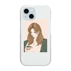 nogi_のツリメのリツ Clear Smartphone Case