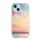 orange_honeyの夕焼け13 Clear Smartphone Case