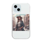 Cheetahsyanの都会の美女 Clear Smartphone Case