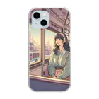 歌を聴く乙女の歌を聴く乙女　-himari- Clear Smartphone Case