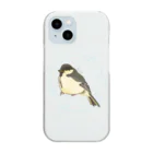 やちよ｜リアル鳥イラストのシジュウカラのヒナちゃん Clear Smartphone Case