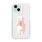 NaROOMのPopular Rabbit 🐰 Clear Smartphone Case