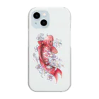 TurkeysDesignのガラスの赤鯉 Clear Smartphone Case