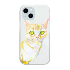 HOPEの猫001 Clear Smartphone Case