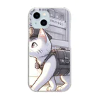 パパネコの警察にゃん Clear Smartphone Case