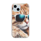 Ryu_1055のワイルドキャット Clear Smartphone Case