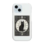 HinaCanaの【黒猫と星座】星夜のリリィ Clear Smartphone Case