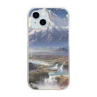 AQUAMETAVERSEの山の美しい風景　なでしこ1478 Clear Smartphone Case