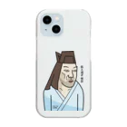 B-catのだじゃれ偉人シリーズ「上杉謙信」 Clear Smartphone Case