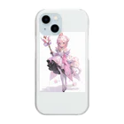 AQUAMETAVERSEのアニメ風ピンクのお姫さま　なでしこ1478 Clear Smartphone Case