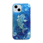 負け犬の遠吠えの水彩画 鯉 Clear Smartphone Case