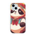 crazypanda2の冒険パンダ Clear Smartphone Case