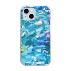 Akya_ArtworksのSeven seas Clear Smartphone Case