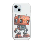 Sachi0625のレトロ戦闘ロボットＬ Clear Smartphone Case