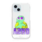BeieのCharacter logo 『ADHD』 Clear Smartphone Case