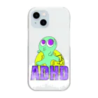 BeieのCharacter logo 『ADHD』 クリアスマホケース