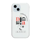 No.30_DesignWorks typographyのDadaism art Typography Design Clear Smartphone Case