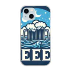 オキナワンストアの蒼のビールくん Clear Smartphone Case