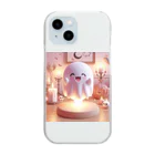 終わらない夢🌈の可愛いオバケ👻ちゃん💞 Clear Smartphone Case