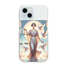 われらちきゅうかぞくのLibra 天秤座 Clear Smartphone Case