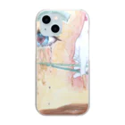 🐶シュナといろいろ🎨のラーメン大好き人間 Clear Smartphone Case