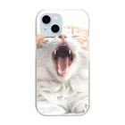 sasao9999の起床する猫ちゃん Clear Smartphone Case